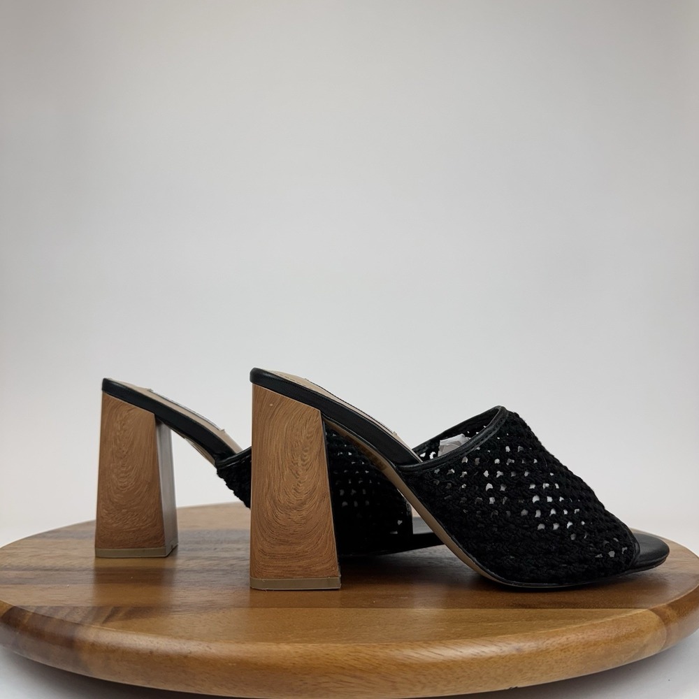 New NWOB Womens Steve Madden Cataleya Slip On Heeled Mule Sandals Size 9.5 M